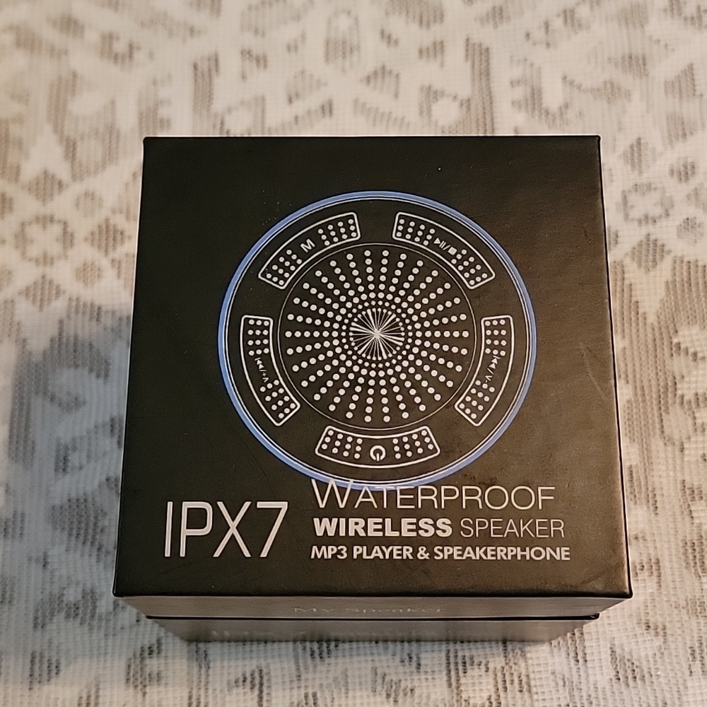 Wireless Speaker IPX7 MP3 Player LED Indoor Outdoor